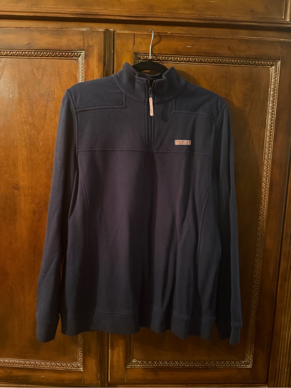 Vineyard vines women’s Navy Quarter-Zip Sweater